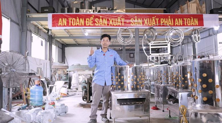 Xưởng sản xuất máy vặt lông gà vịt NEWSUN Xưởng sản xuất máy vặt lông gà vịt NEWSUN