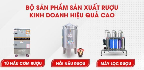 Giới thiệu bộ thiết bị nấu rượu mini dành cho các hộ gia đình