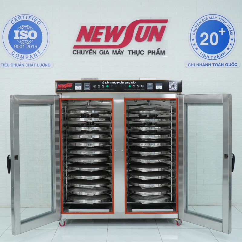 Với các loại quả phổ thông, dễ sấy và cần tối ưu chi phí như chuối, mít, hồng, dứa, nhãn, vải…, công nghệ sấy nóng hoa quả là lựa chọn phù hợp