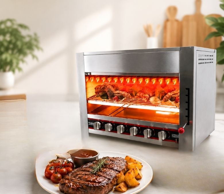 Nhu cầu nướng steak, thịt, cá hồi, hải sản