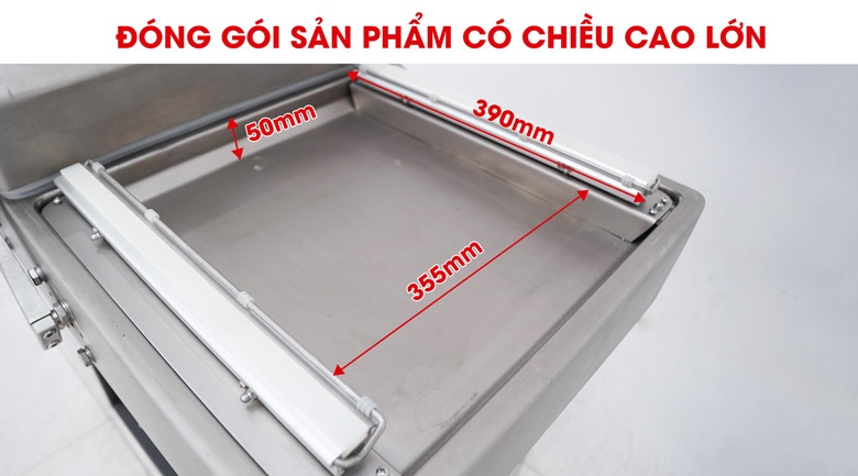 Độ rộng thanh hàn miệng túi