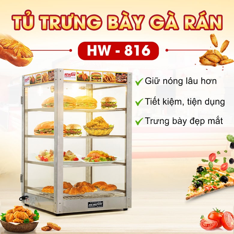 Tủ giữ nóng thực phẩm HW-816