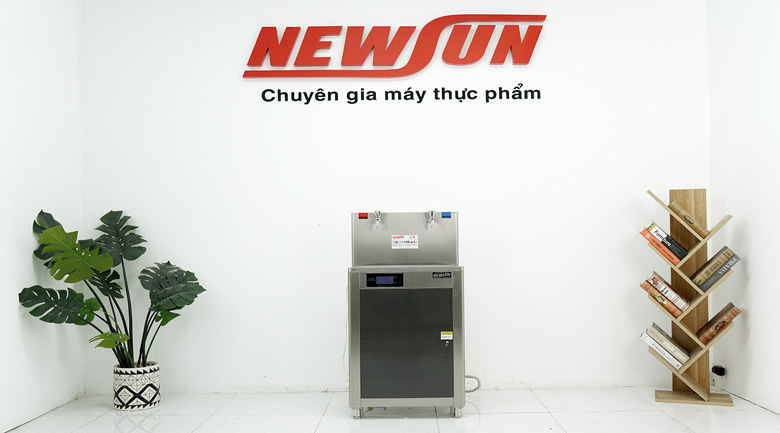 Thực tế máy đun nước nóng công nghiệp kèm lọc nước BT-2
