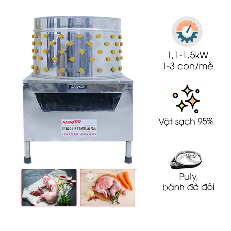 Máy vặt lông thỏ