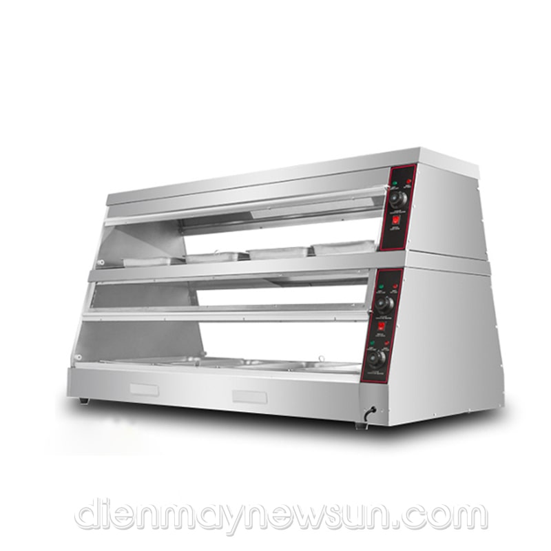 Tủ trưng bày gà rán KFC nhiệt đôi NS 204L (tủ giữ nóng)