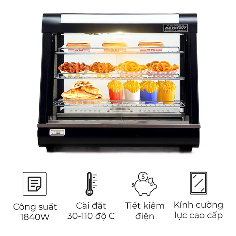 Tủ giữ nóng thực phẩm chiên HW-60-1
