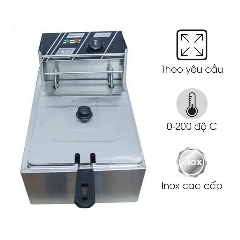 Bếp chiên nhúng công nghiệp đặt hàng