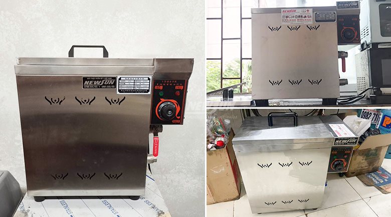 Khách hàng sử dụng bếp chiên tách dầu 10L