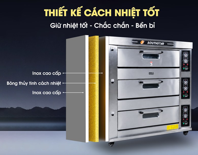 Bền bỉ và an toàn vệ sinh thực phẩm nhờ chất liệu cao cấp