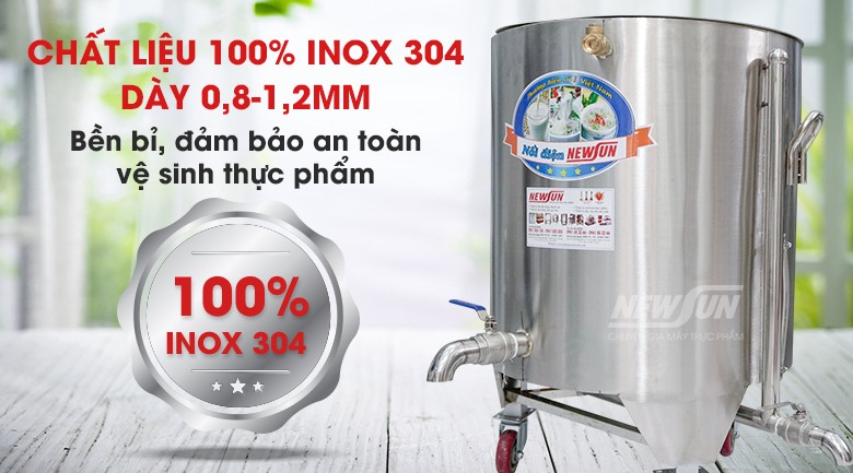 Chất liệu inox cao cấp Chất liệu inox cao cấp