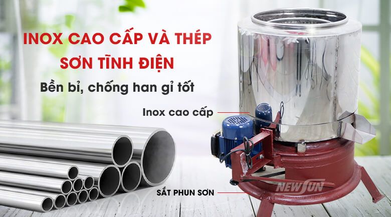 Chất liệu cao cấp, bền bỉ, hạn chế han gỉ