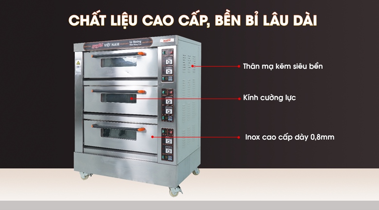 Chất liệu chế tạo cao cấp, cứng cáp và bền bỉ lâu dài