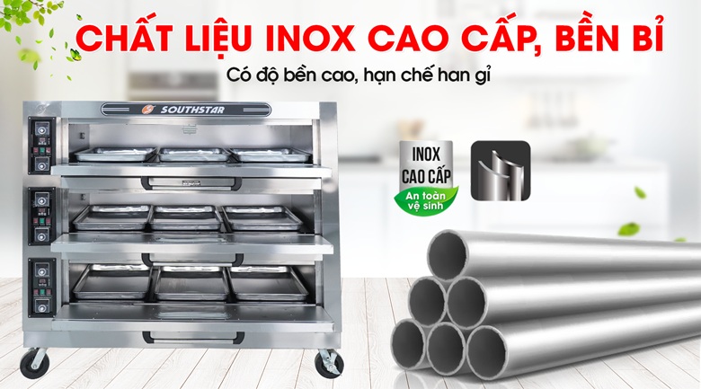 Chất liệu cao cấp, bền bỉ và hạn chế han gỉ Chất liệu cao cấp, bền bỉ và hạn chế han gỉ