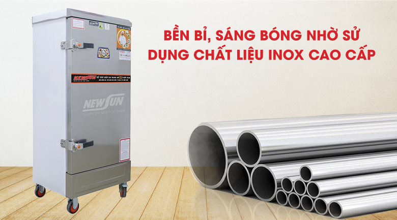 Chất liệu inox 304 cao cấp giúp tủ dễ lau chùi, vệ sinh Chất liệu inox 304 cao cấp giúp tủ dễ lau chùi, vệ sinh