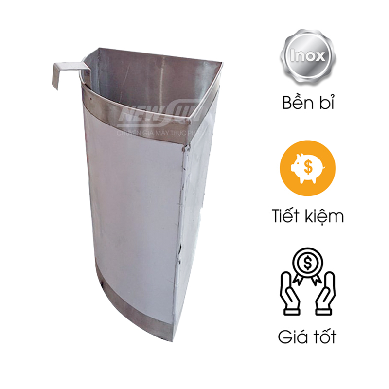 Hộc inox 1/4 nồi phở