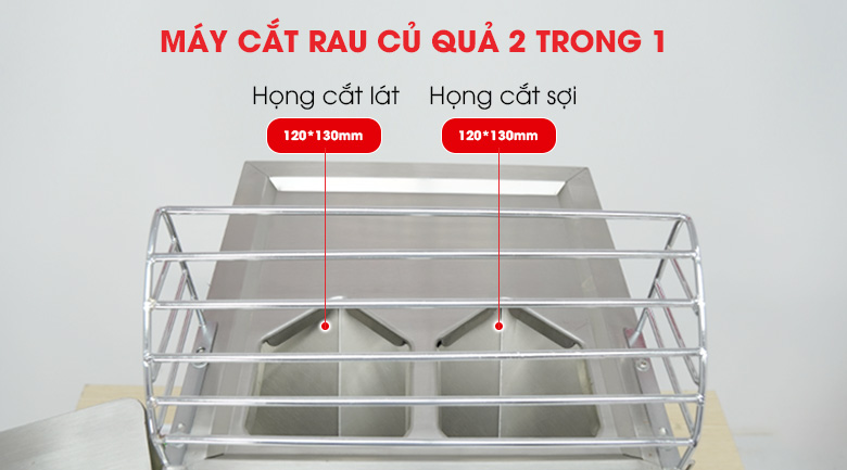 Trang bị 2 đầu cắt