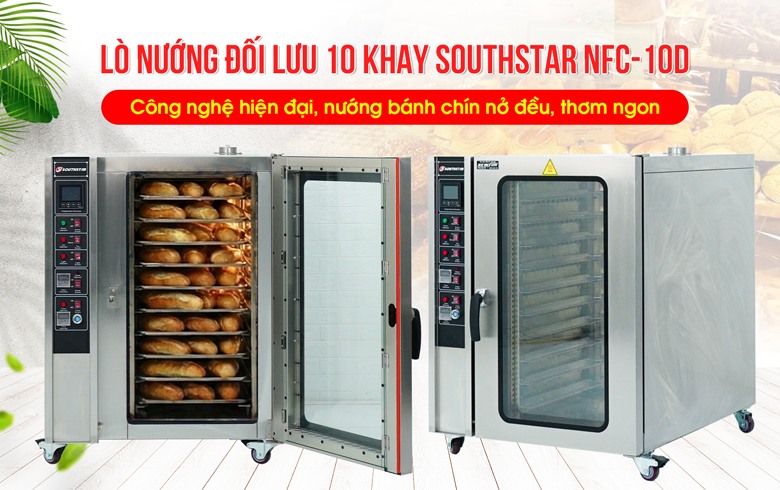 Lò nướng bánh mì đối lưu 10 khay Southstar NFC-10D chính hãng Lò nướng bánh mì đối lưu 10 khay Southstar NFC-10D chính hãng