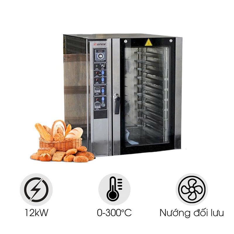 Lò nướng bánh mì đối lưu 8 khay Southstar