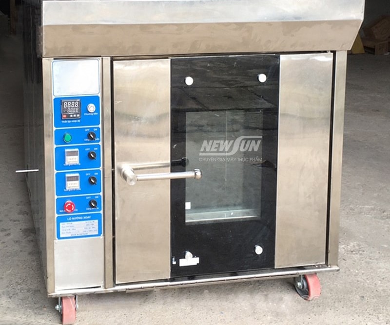 Thực tế lò nướng bánh mì công nghiệp 6 khay xoay Thực tế lò nướng bánh mì công nghiệp 6 khay xoay