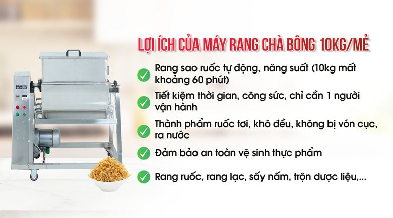 Những lợi ích khi sử dụng máy sao chà bông Những lợi ích khi sử dụng máy sao chà bông