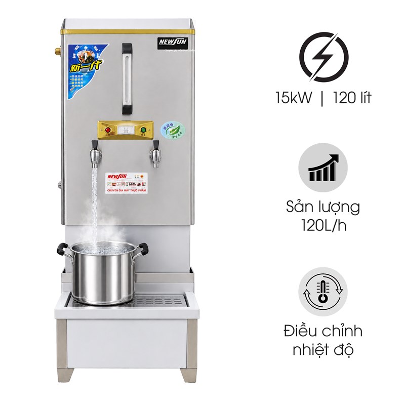 Máy đun nước nóng có chân bệ 120L