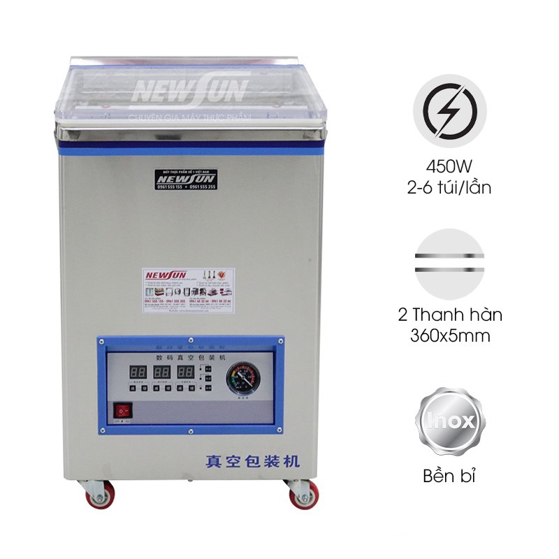 Máy hút chân không gạo HC-360S