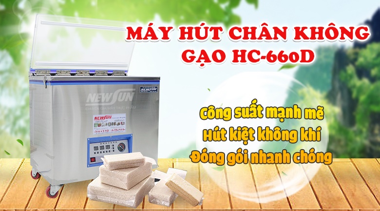 Máy hút chân không gạo HC-660D NEWSUN