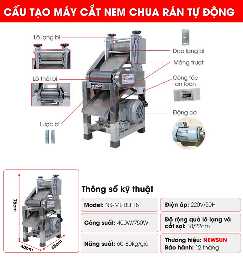 Cấu tạo máy lạng thái bì liên hoàn
