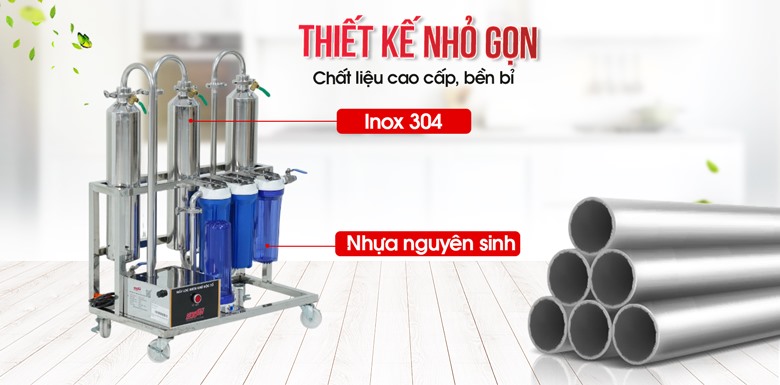Thiết kế nhỏ gọn, chất liệu cao cấp