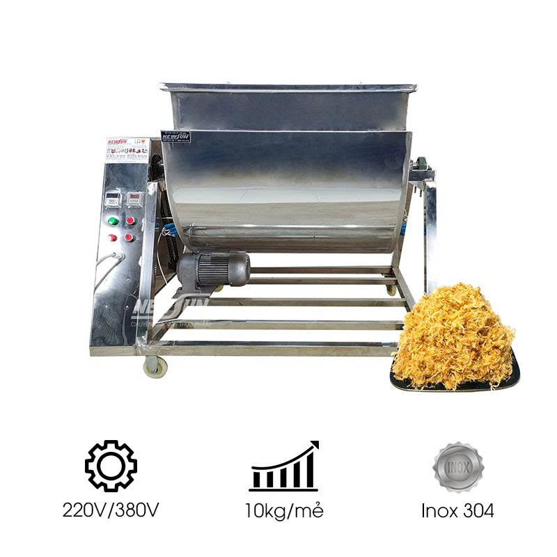 Máy rang chà bông 10kg