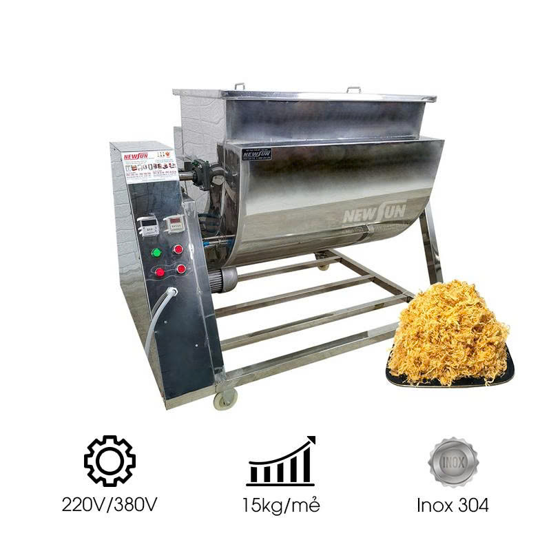 Máy sao ruốc 15kg