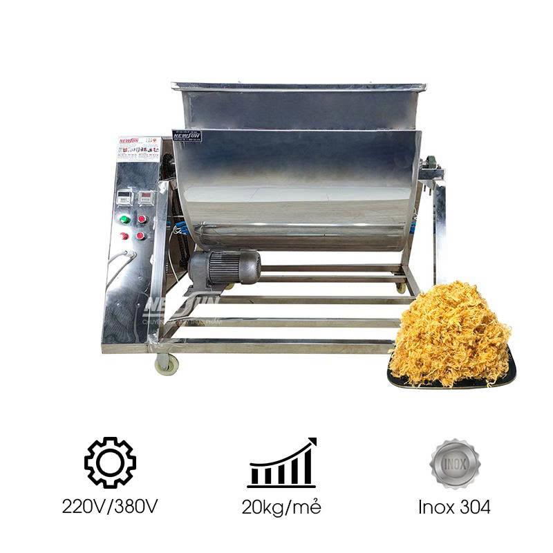 Máy sao ruốc 20kg