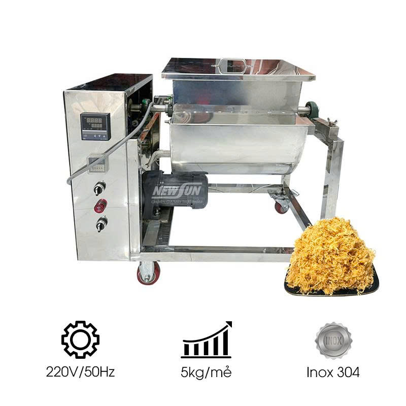 Máy rang chà bông 5kg