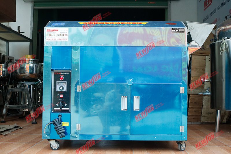 Máy rang hạt giá rẻ CH lồng rang bằng thép