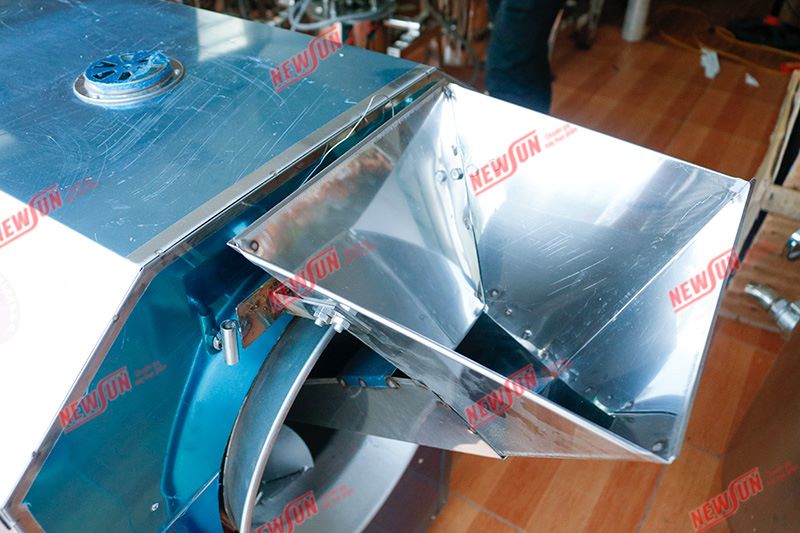 Thiết kế của máy rang hạt CY 100 Thiết kế của máy rang hạt CY 100