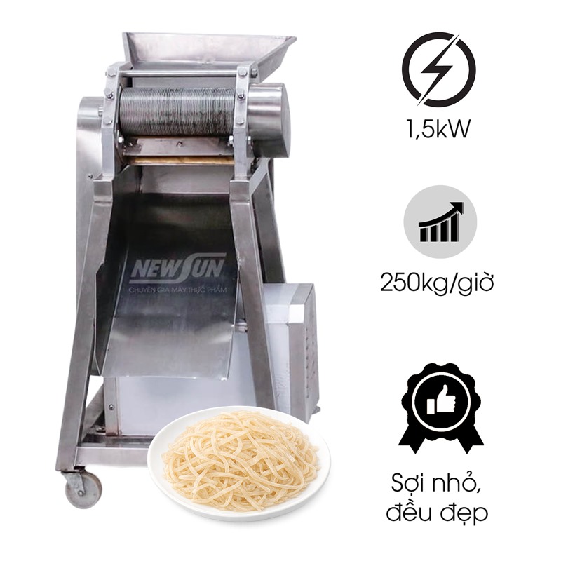 Máy thái sợi bì heo 250kg/h