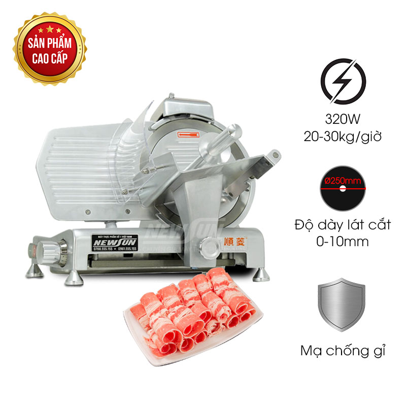 Máy thái thịt se lạnh ES250N (bản cao cấp)