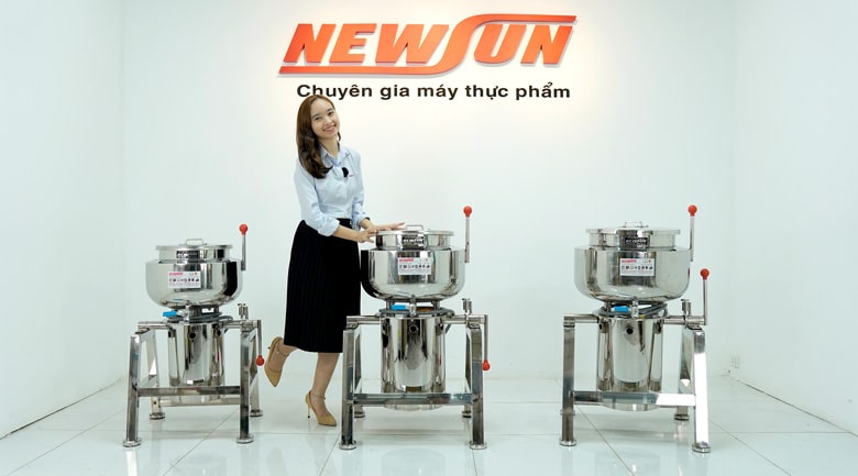 máy xay giò chả 3 lớp 10kg/mẻ chính hãng NEWSUN