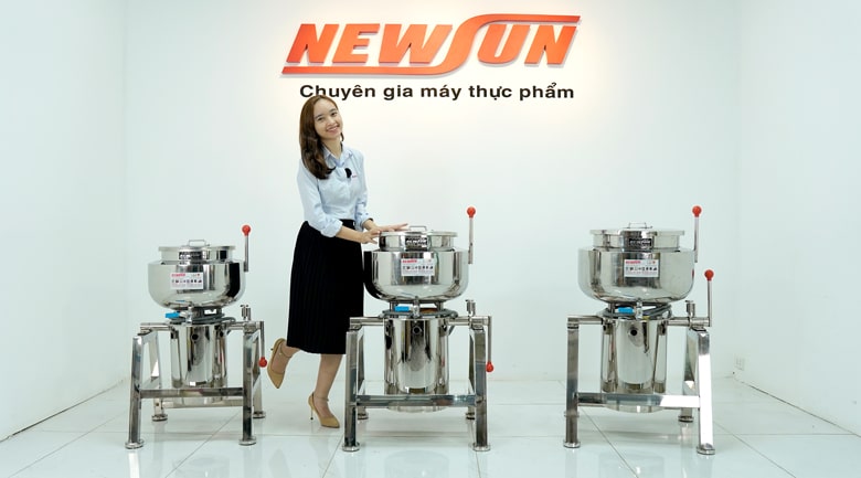 máy xay giò chả 3 lớp 15kg/mẻ chính hãng NEWSUN