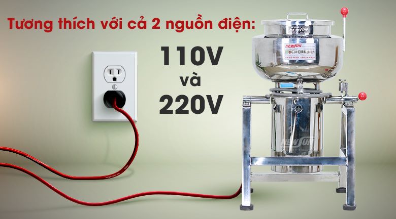 Sử dụng nguồn điện 110V hoặc 220V