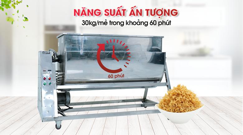 Năng suất cao vượt trội so với cách rang thủ công Năng suất cao vượt trội so với cách rang thủ công