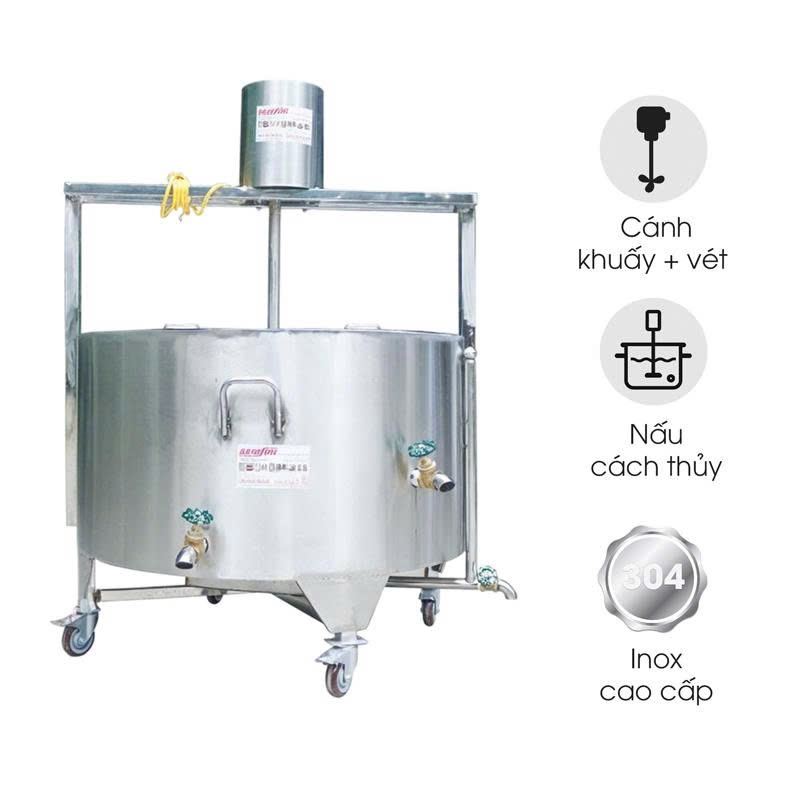 Nồi nấu cánh khuấy công nghiệp đặt hàng theo yêu cầu