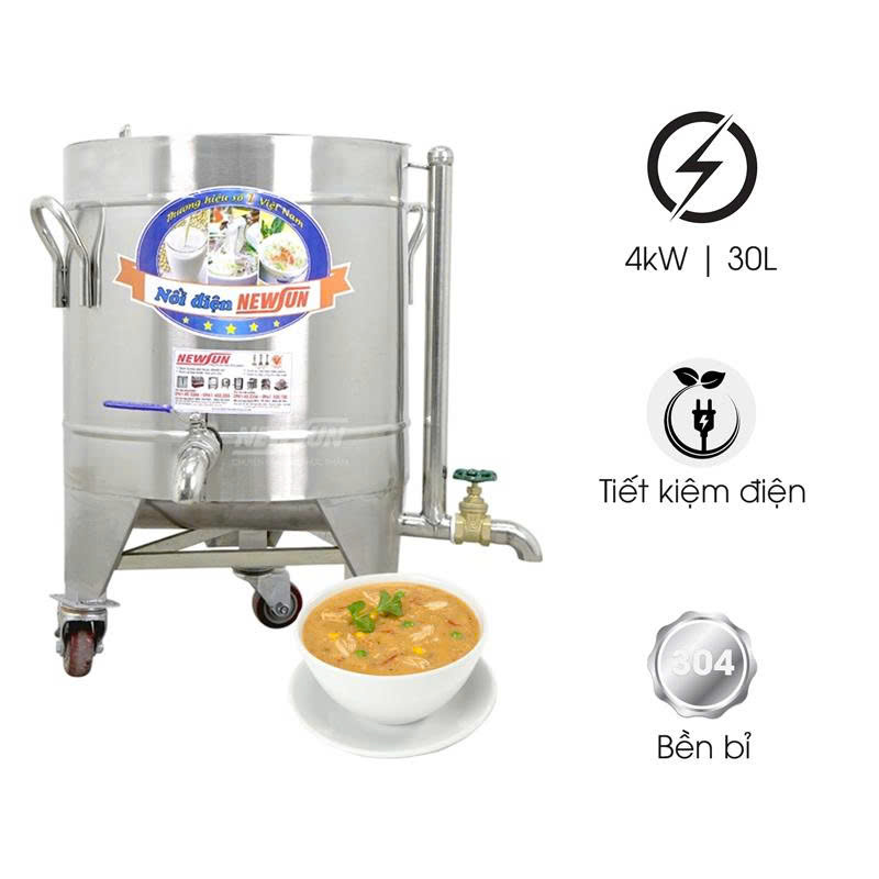 Nồi nấu chè bằng điện 30 lít