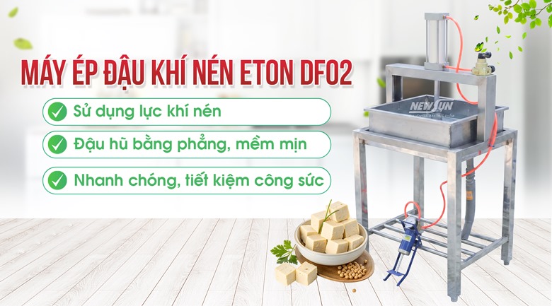 Máy ép đậu hũ khí nén ETON DF02