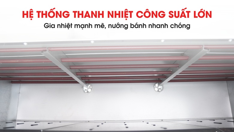 Dàn thanh nhiệt công suất lớn, gia nhiệt nướng bánh nhanh chóng