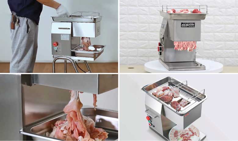 Thực tế sử dụng máy cắt lát thịt tươi sống QX250