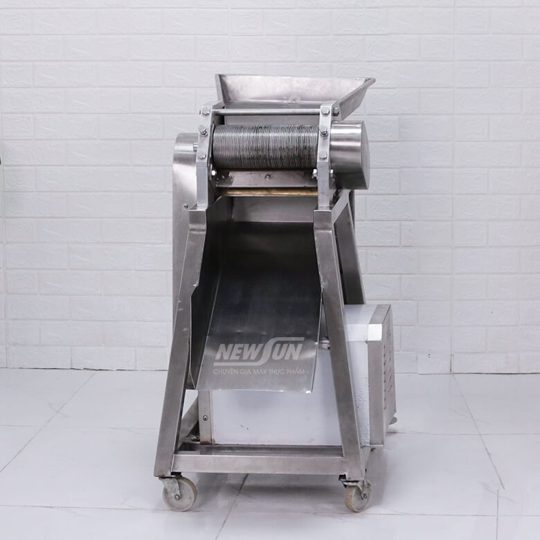 Hình ảnh thực tế máy cắt sợi bì heo 150kg/h
