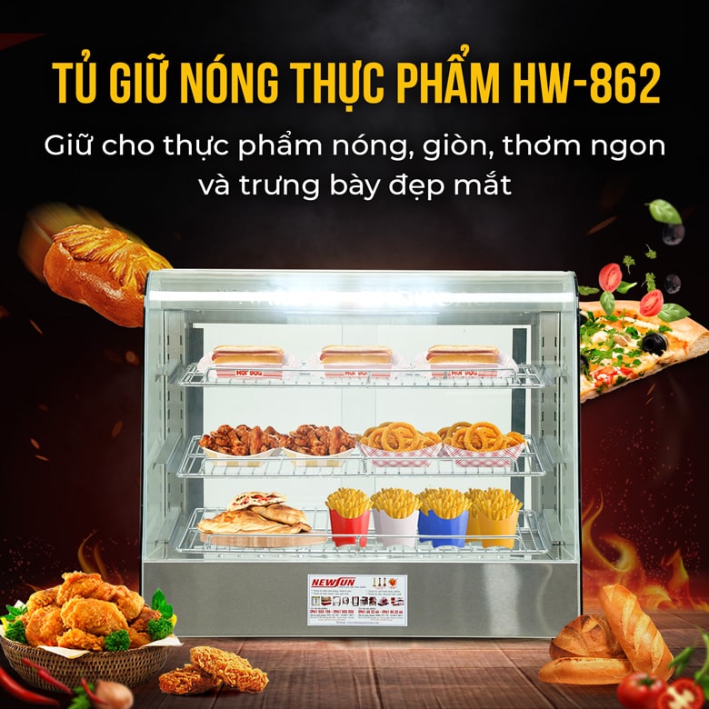Tủ giữ nóng thực phẩm HW-862