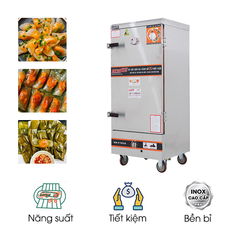 Tủ hấp bánh bột lọc