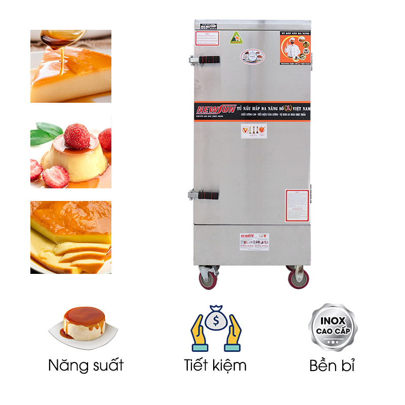 Tủ hấp bánh flan